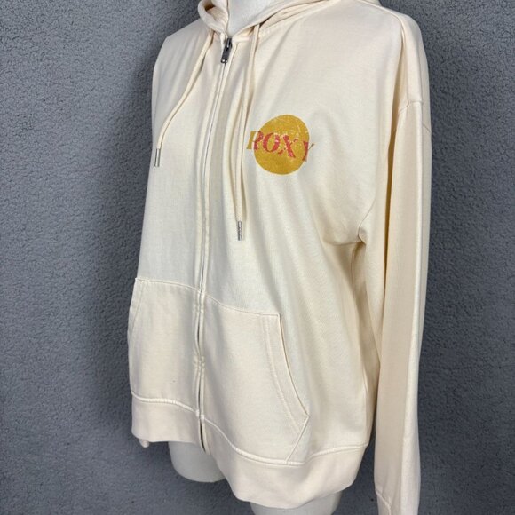 Roxy Juniors' Summer Seeker Sweet Rhythm Zip-Front Graphic Hoodie Medium NWT's - Picture 4 of 8